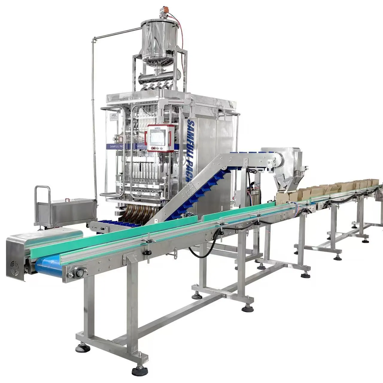 10 الممرات العسل عصا مولتيلان السائل آلة التعبئة الجبهة عرض