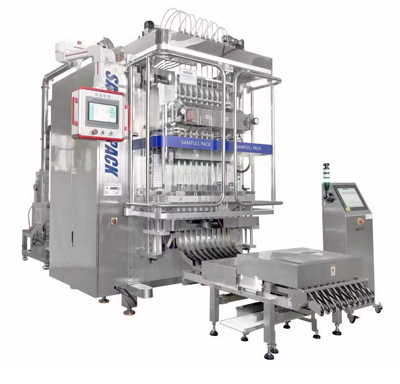 10 لين عالية السرعة السائل عصا حزمة نظام التعبئة