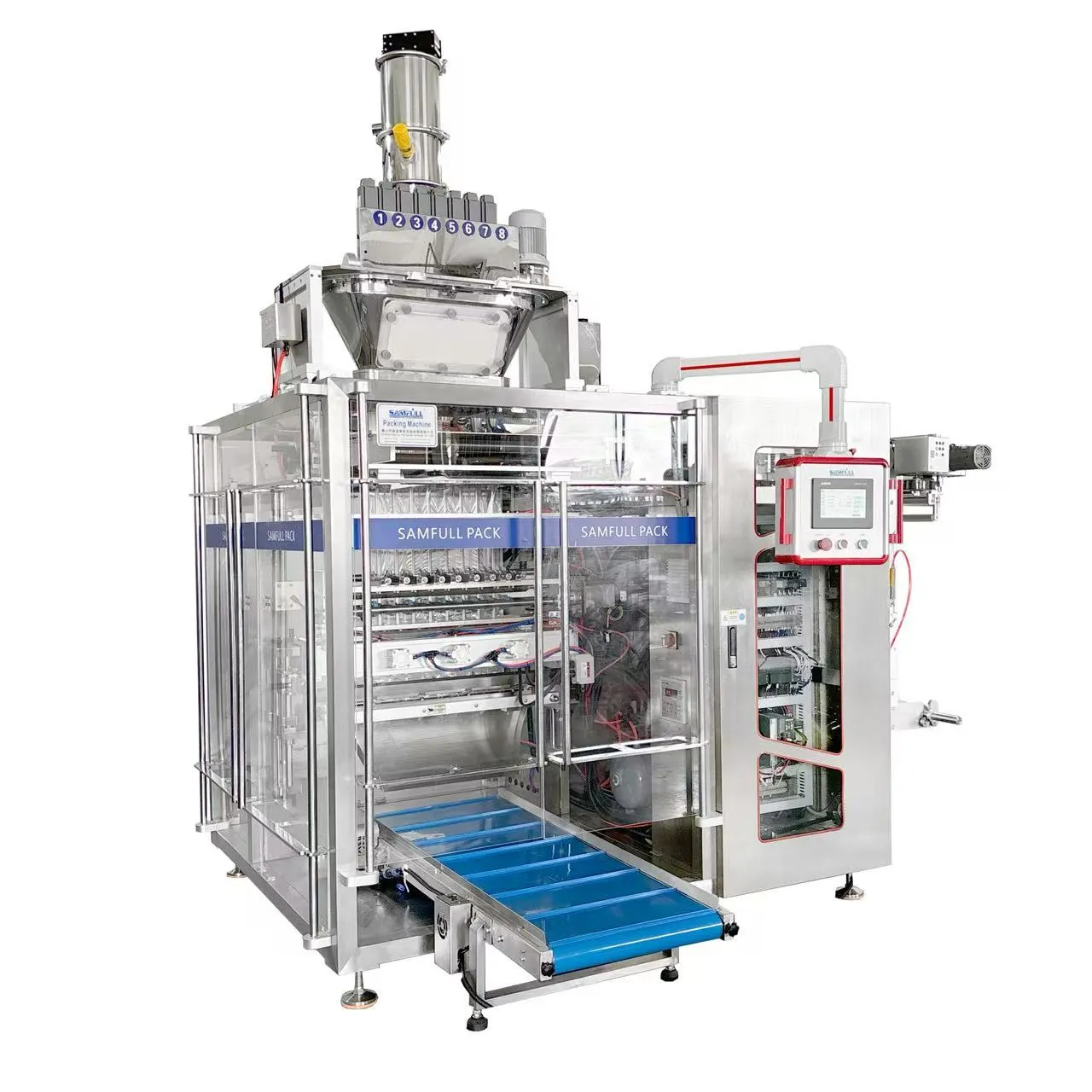 الانتهاء من مسحوق الكيس وعصا حزم التي تنتجها متعدد حارات باكر