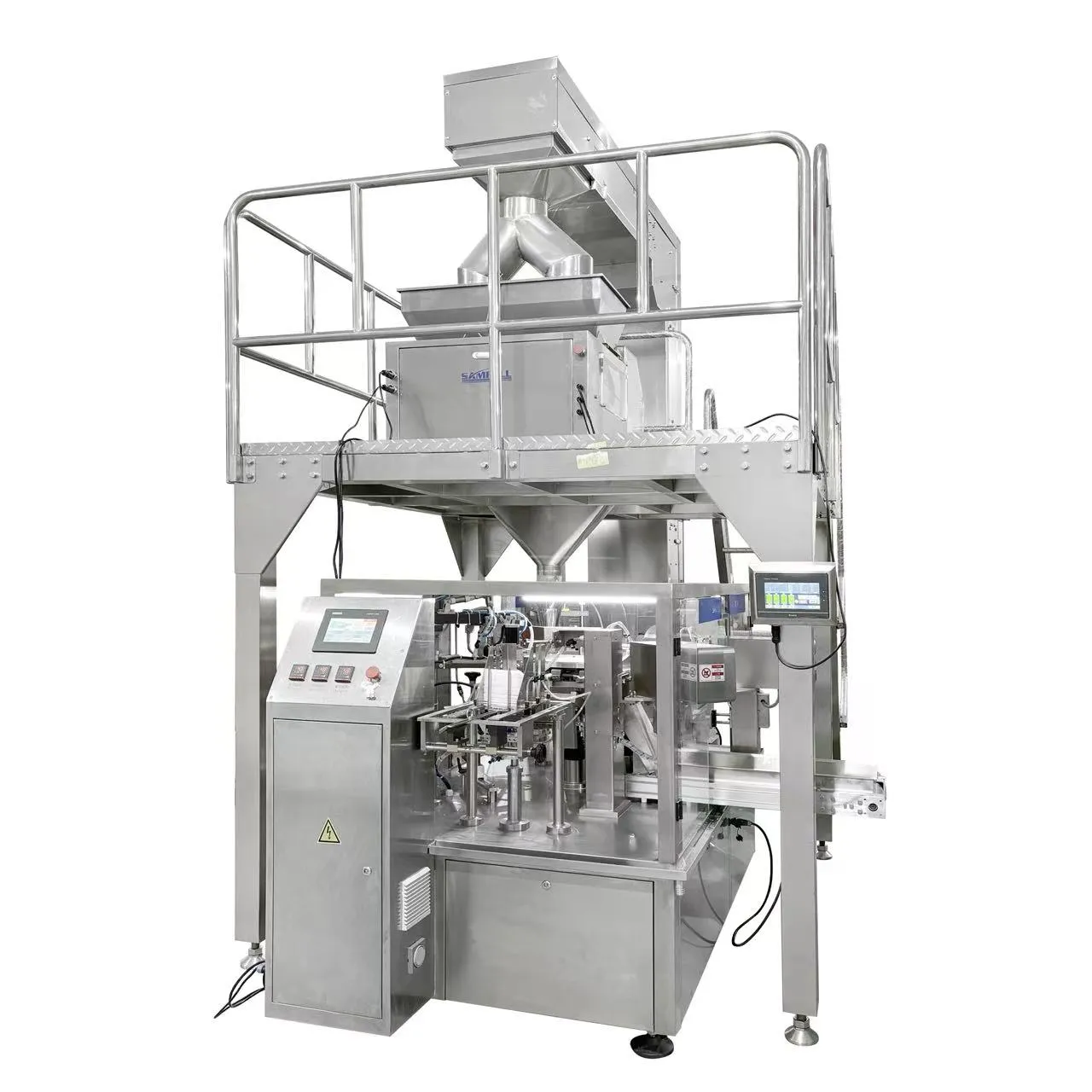 الانتهاء من أكياس دوق-باي بعد ملء وختم