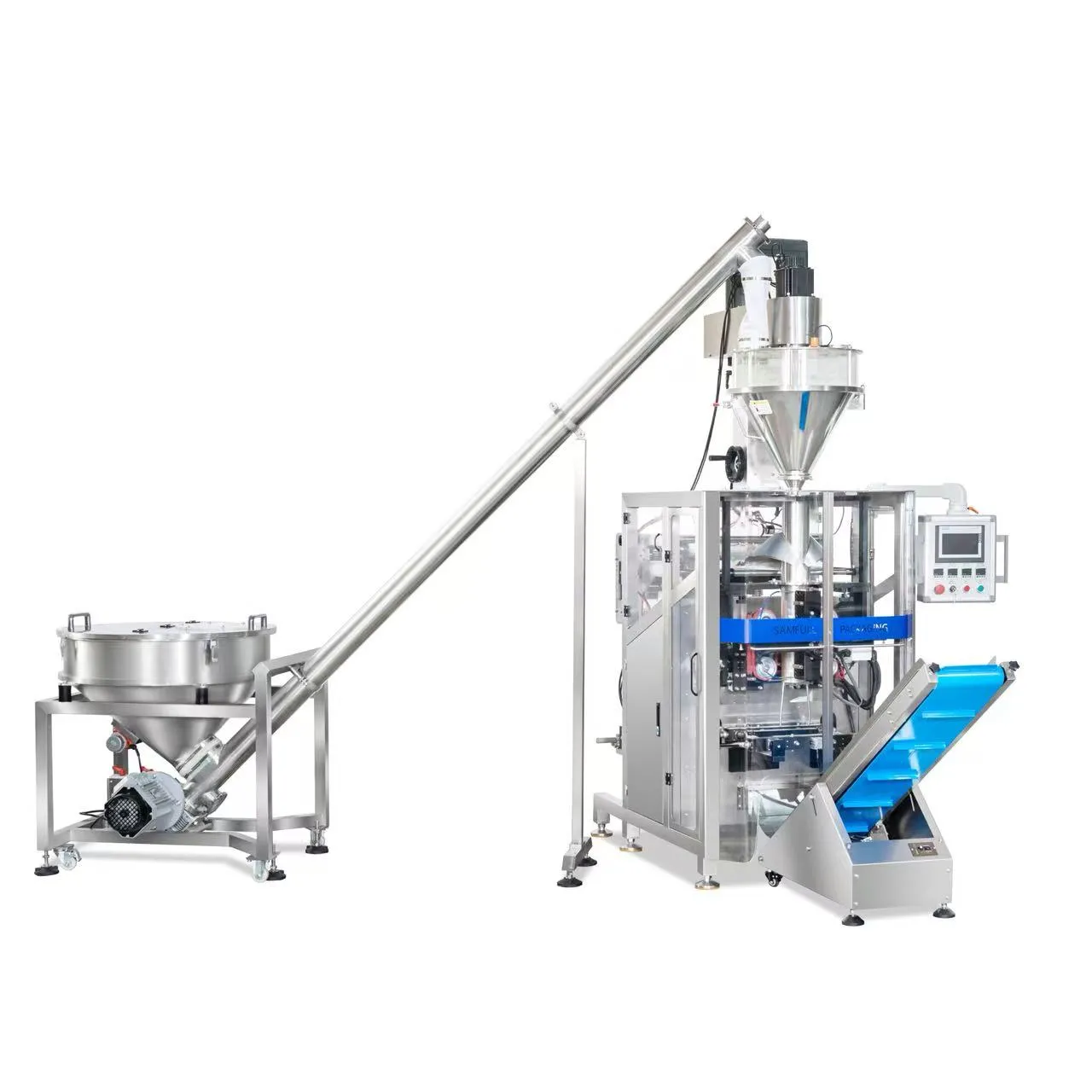 ففس مسحوق الحقيبة ختم النظام مع مستقرة الحرارة الختم