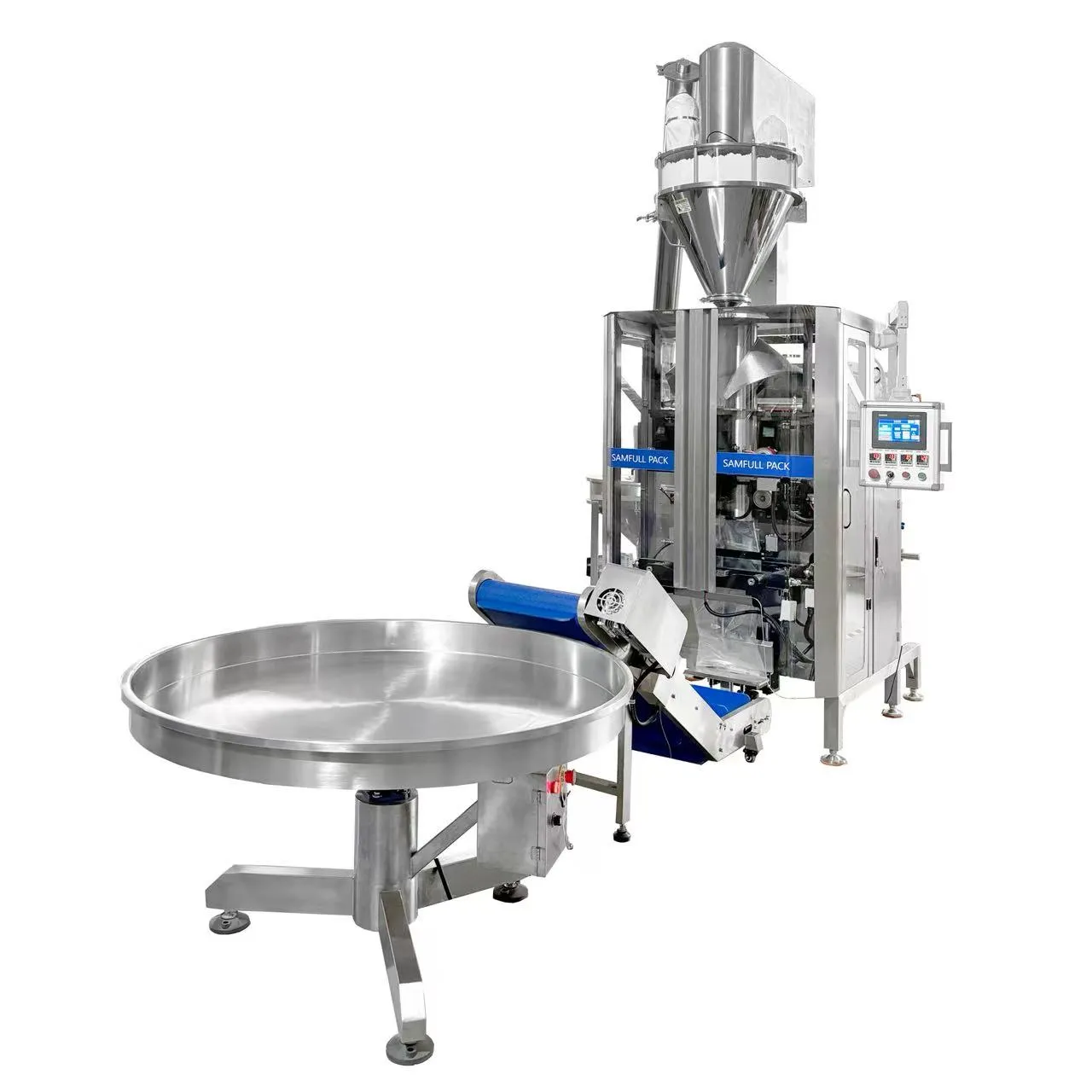 شكل عمودي ملء ختم مسحوق كيس تشكيل النظام