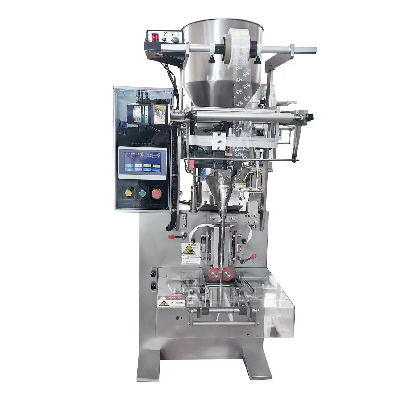 كيس من الفولاذ المقاوم للصدأ لسحب الفيلم بسلاسة وتشكيل الكيس بشكل متسق.