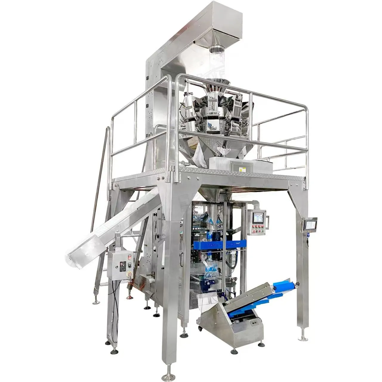 نظام تغذية الحبيبات لخط تعبئة الجوز