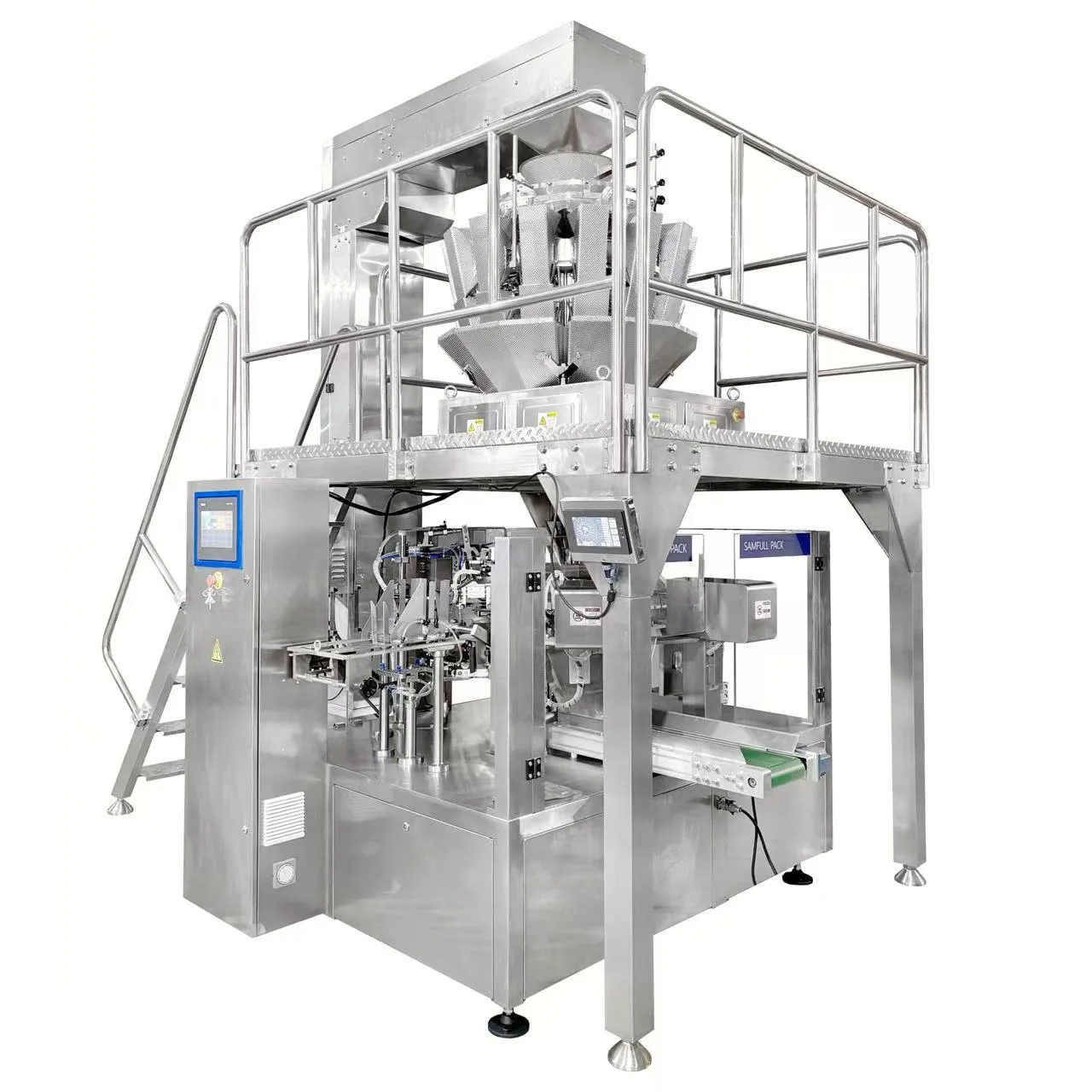 آلة تغليف الحقيبة الدوارة دوق-باي مسبقة الصنع لمسحوق الطعم الأرضي والخشن